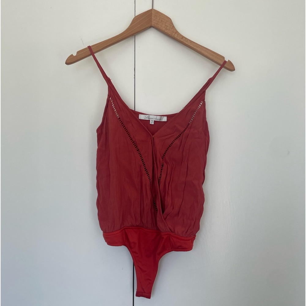 Lovers and Friends Orange Bodysuit | Size XS